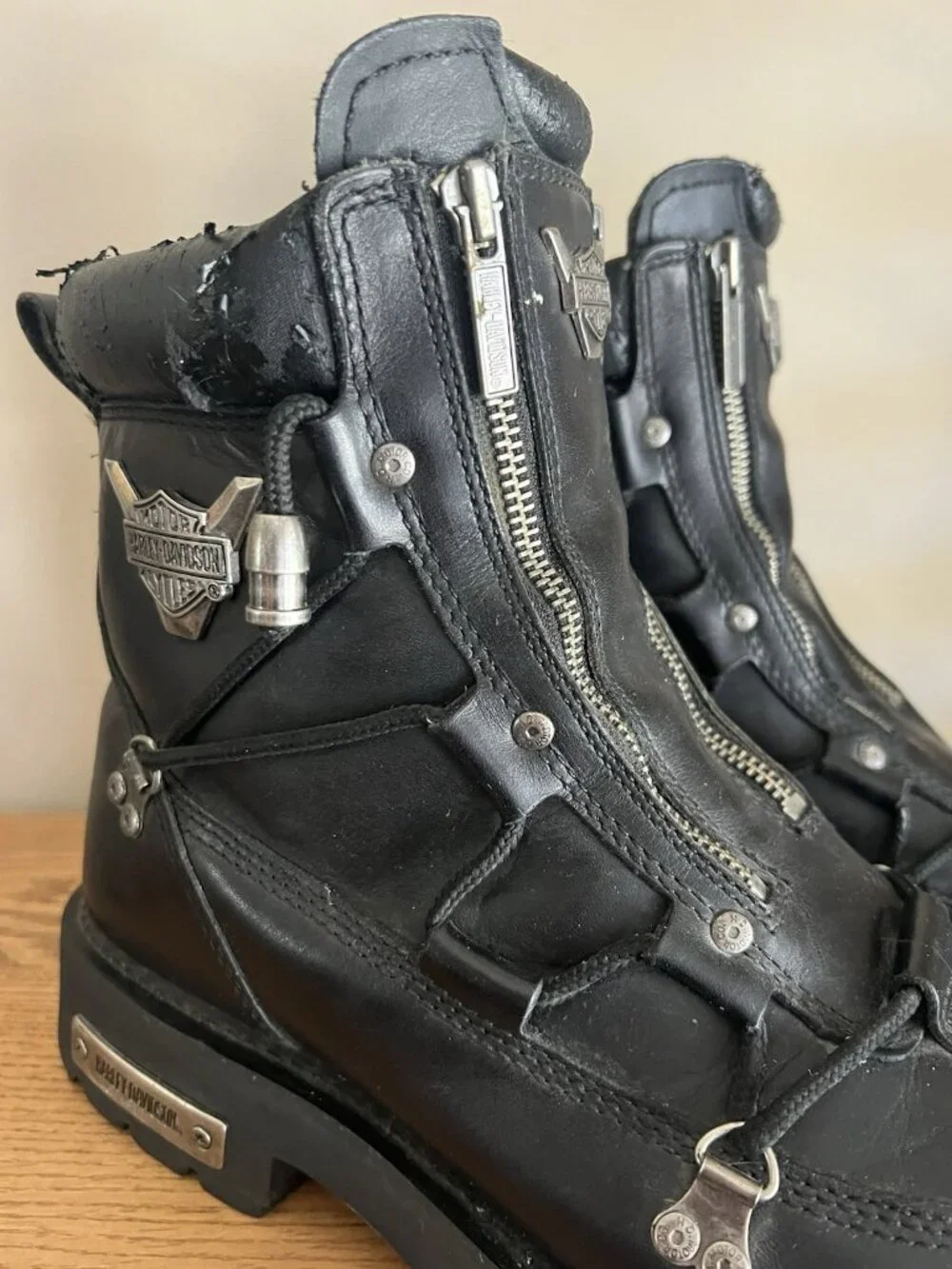 Harley-Davidson® Men's 13 Brake Light Black 6.25-Inch Motorcycle Boots D91680